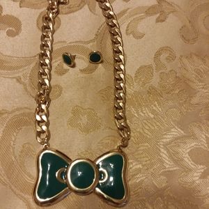 Necklace with earrings